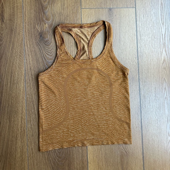 lululemon athletica Racerback Tank Top in Rust Brown - Picture 6 of 11